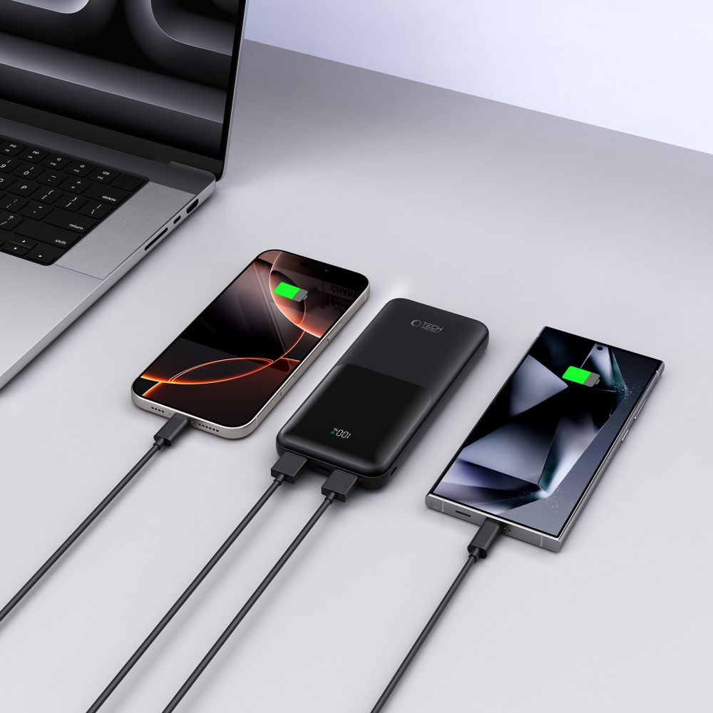 TECH-PROTECT PB01 POWER BANK 10000MAH 22.5W NERO