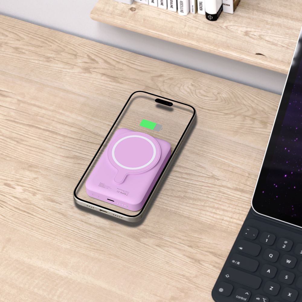 TECH-PROTECT PB11 LIFEMAG MAGSAFE POWER BANK 10000MAH LILLA