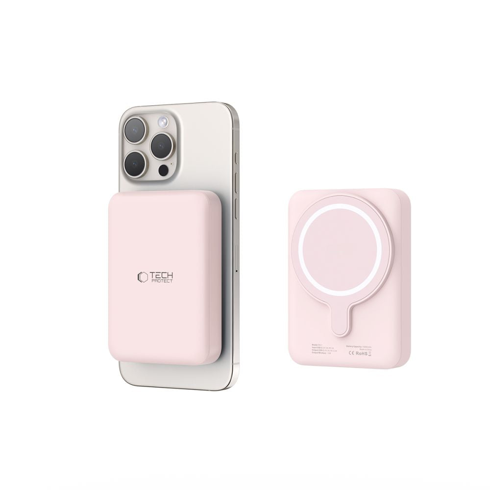 TECH-PROTECT PB11 LIFEMAG MAGSAFE POWER BANK 10000MAH ROSA