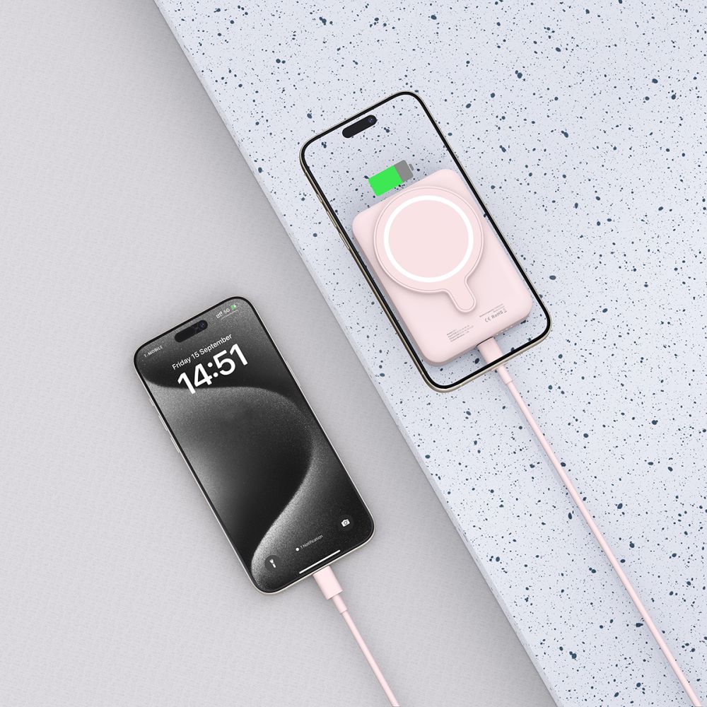 TECH-PROTECT PB11 LIFEMAG MAGSAFE POWER BANK 10000MAH ROSA
