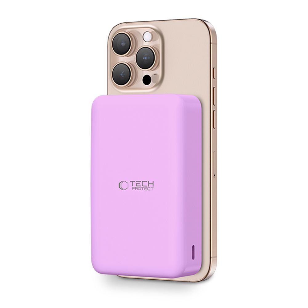 TECH-PROTECT PB12 LIFEMAG MAGSAFE POWER BANK 20000MAH LILLA