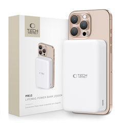 TECH-PROTECT PB12 LIFEMAG MAGSAFE POWER BANK 20000MAH BIANCO
