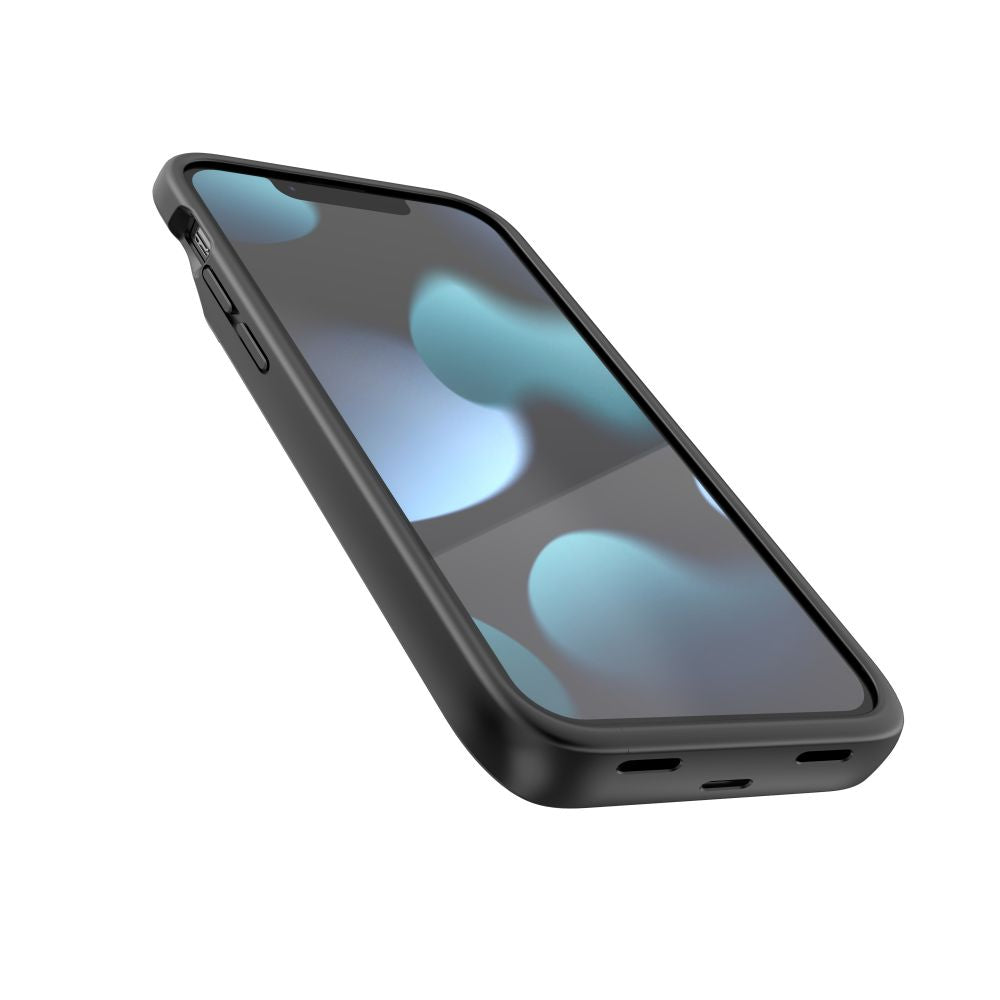 CUSTODIA TECH-PROTECT POWERCASE 4700MAH IPHONE 12 MINI / 13 MINI NERA