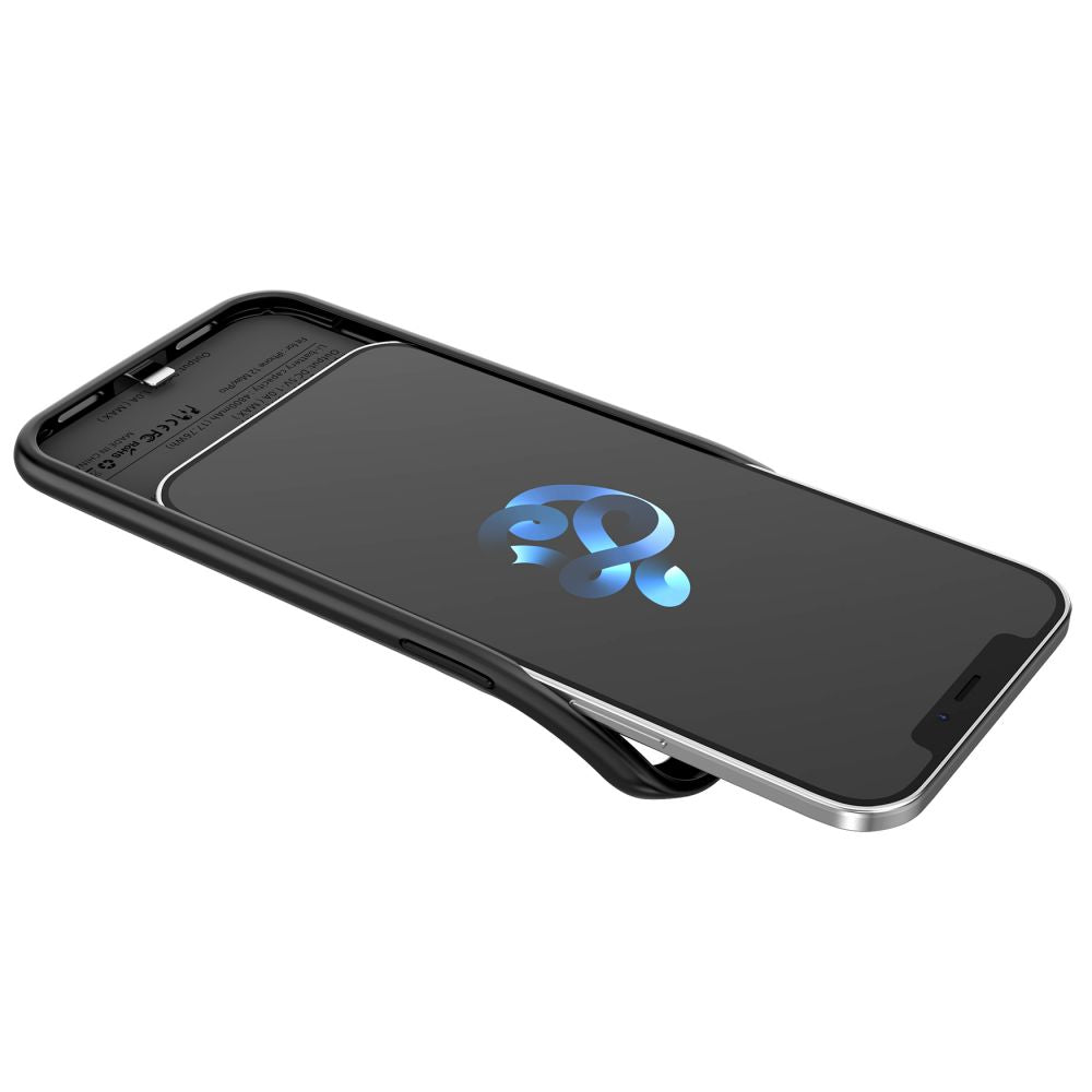 COPERTURA TECH-PROTECT POWERCASE 4800MAH IPHONE 12/12 PRO NERA