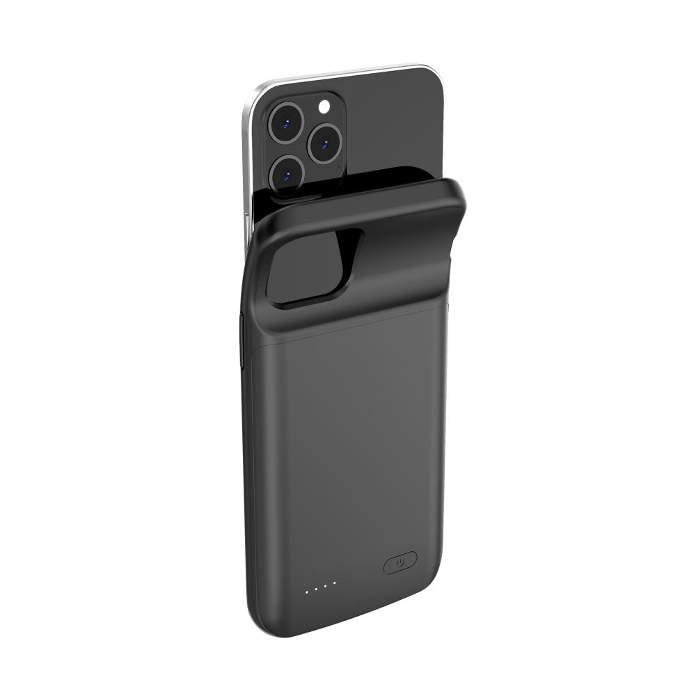 COPERTURA TECH-PROTECT POWERCASE 4800MAH IPHONE 12/12 PRO NERA
