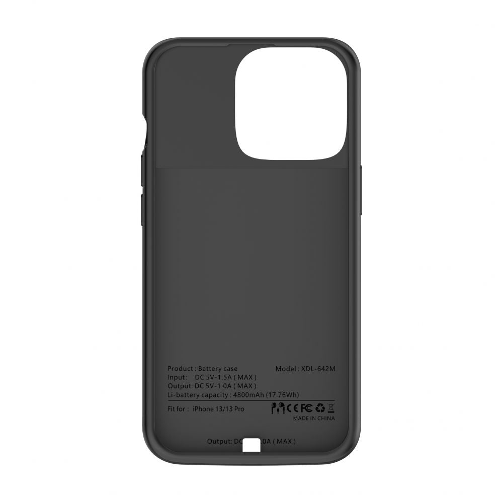 CUSTODIA TECH-PROTECT POWERCASE 4800MAH IPHONE 13 / 13 PRO NERA