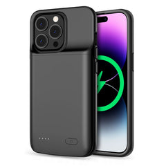 CUSTODIA TECH-PROTECT POWERCASE 4800MAH IPHONE 14 / 14 PRO NERA