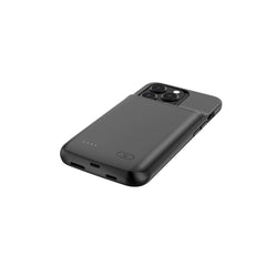 CUSTODIA TECH-PROTECT POWERCASE 4800MAH IPHONE 14 / 14 PRO NERA
