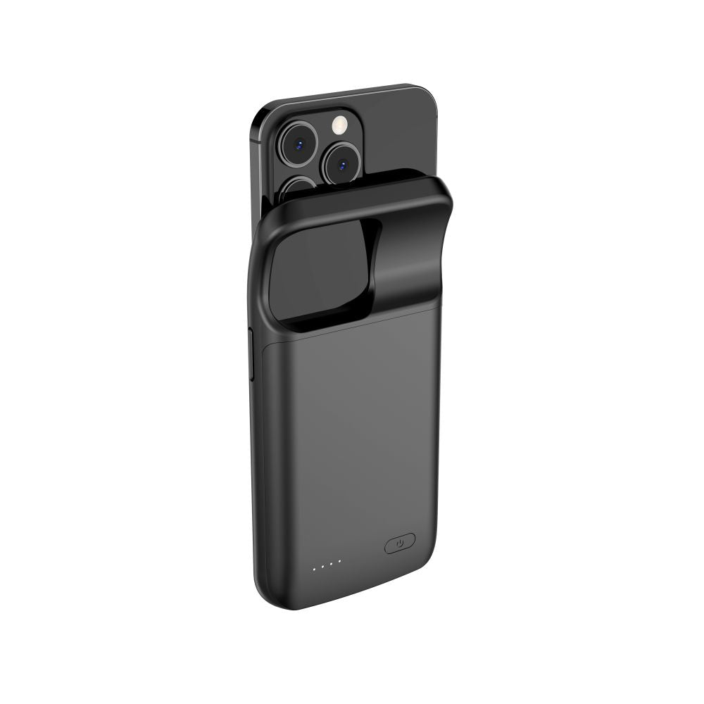 CUSTODIA TECH-PROTECT POWERCASE 4800MAH IPHONE 14 / 14 PRO NERA