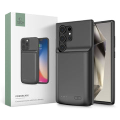 COPERTURA TECH-PROTECT POWERCASE 5000MAH GALAXY S24 ULTRA NERA