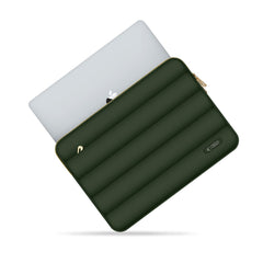 BORSA TECH-PROTECT PUFFY LAPTOP 13-14 VERDE MILITARE
