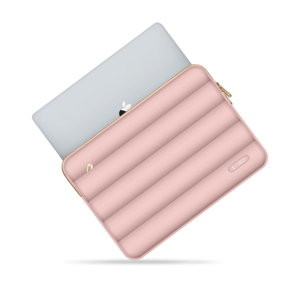BORSA TECH-PROTECT PUFFY LAPTOP 13-14 ROSA POLVEROSA