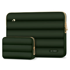 BORSA TECH-PROTECT PUFFY LAPTOP 15-16 VERDE MILITARE
