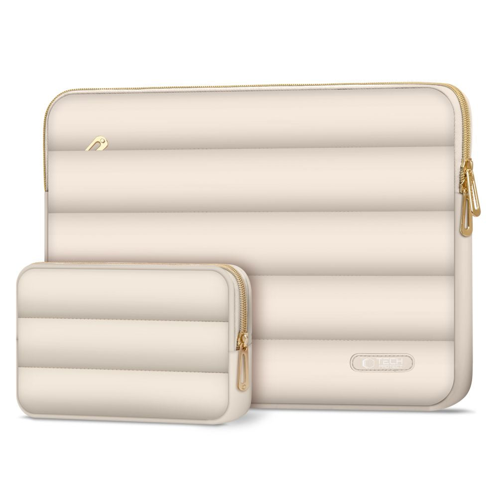 BORSA TECH-PROTECT PUFFY LAPTOP 15-16 SABBIA