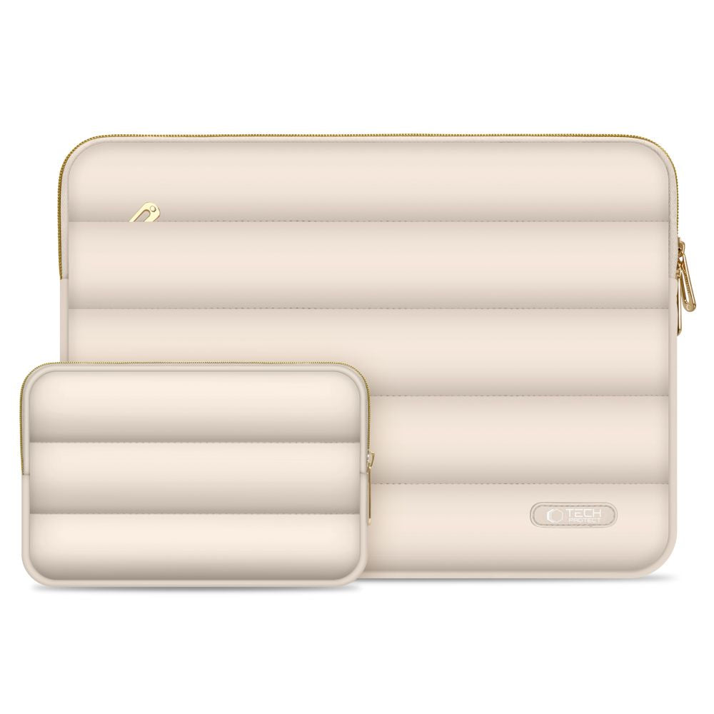 BORSA TECH-PROTECT PUFFY LAPTOP 15-16 SABBIA