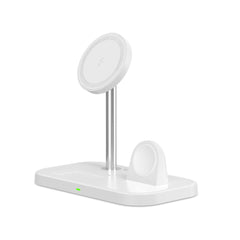 CARICATORE WIRELESS 3IN1TECH-PROTECT QI15W-A22 MAGNETICO MAGSAFE BIANCO