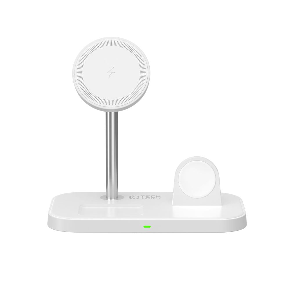 CARICATORE WIRELESS 3IN1TECH-PROTECT QI15W-A22 MAGNETICO MAGSAFE BIANCO