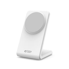 CARICATORE WIRELESS SENZA FILI TECH-PROTECT QI15W-A23 MAGNETICO MAGSAFE BIANCO