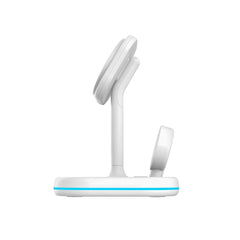 CARICATORE WIRELESS 3IN1 QI15W-A27 MAGNETICO MAGSAFE BIANCO