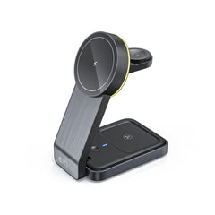 CARICATORE WIRELESS 3IN1 QI15W-A28 MAGNETICO MAGSAFE NERO