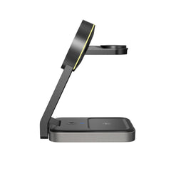 CARICATORE WIRELESS 3IN1 QI15W-A28 MAGNETICO MAGSAFE NERO