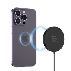CARICATORE WIRELESS SENZA FILI TECH-PROTECT QI15W-A30 MAGNETICO MAGSAFE NERO