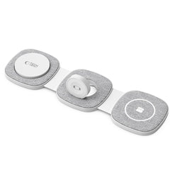 CARICATORE WIRELESS SENZA FILI TECH-PROTECT QI15W-A32 3IN1 MAGNETICO MAGSAFE GRIGIO