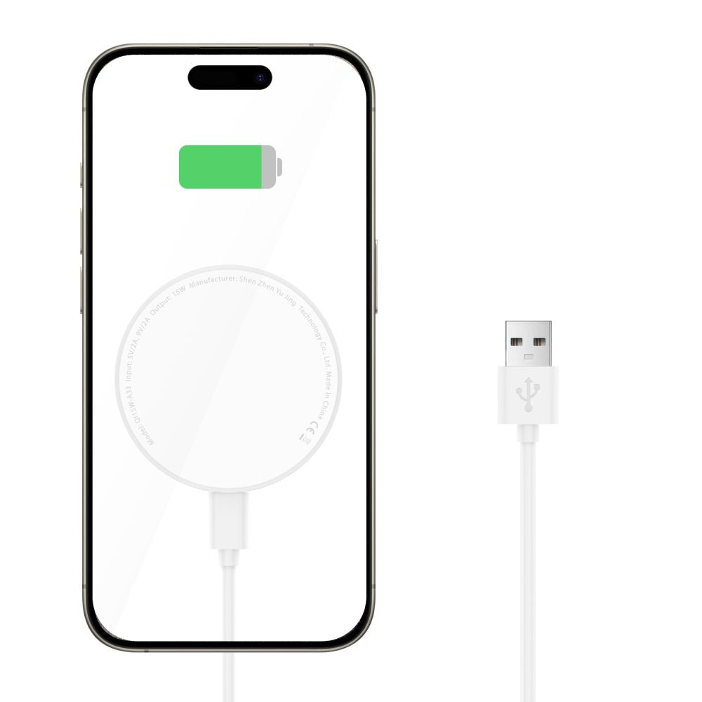 CARICATORE WIRELESS TECH-PROTECT QI15W-A33 MAGNETICO MAGSAFE BIANCO