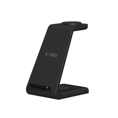 TECH-PROTECT QI15W-A36 CARICATORE WIRELESS 3IN1 PER ANDROID NERO