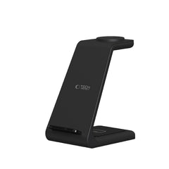 TECH-PROTECT QI15W-A36 CARICATORE WIRELESS 3IN1 PER APPLE NERO