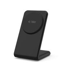 STAZIONE DI RICARICA TECH-PROTECT QI15W-A38 MAGNETIC MAGSAFE CARICATORE WIRELESS NERO