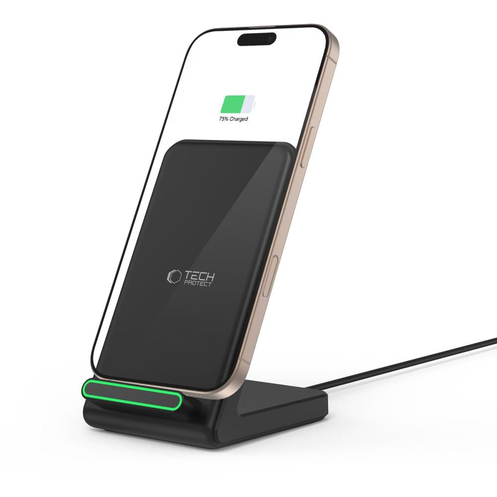 TECH-PROTECT QI15W-A40 CARICATORE WIRELESS NERO
