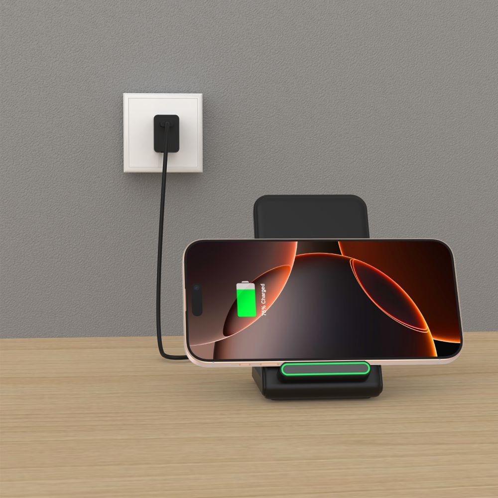 TECH-PROTECT QI15W-A40 CARICATORE WIRELESS NERO