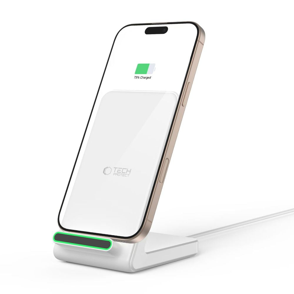 TECH-PROTECT QI15W-A40 CARICATORE WIRELESS BIANCO