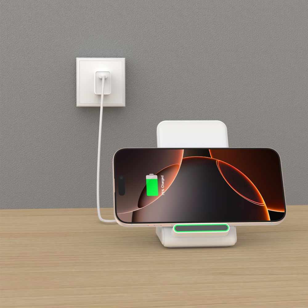 TECH-PROTECT QI15W-A40 CARICATORE WIRELESS BIANCO