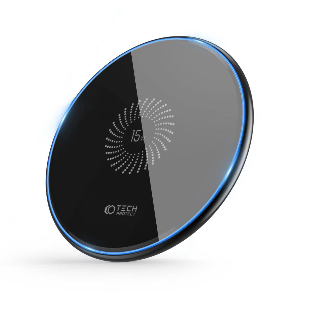 CARICATORE WIRELESS TECH-PROTECT QI15W-C1 15W NERO