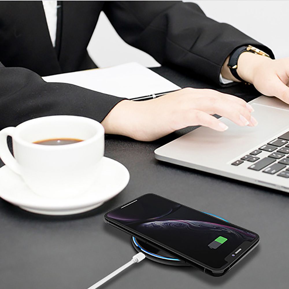 CARICATORE WIRELESS TECH-PROTECT QI15W-C1 15W NERO