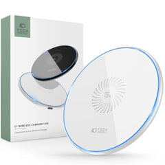 CARICATORE WIRELESS TECH-PROTECT QI15W-C1 15W BIANCO