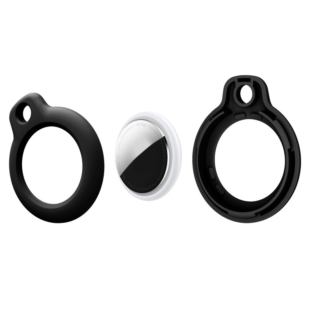 COPERTURA TECH-PROTECT ROUGH 2-PACK APPLE AIRTAG NERA