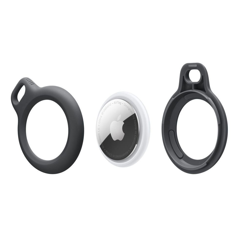 COPERTURA TECH-PROTECT ROUGH APPLE AIRTAG NERA