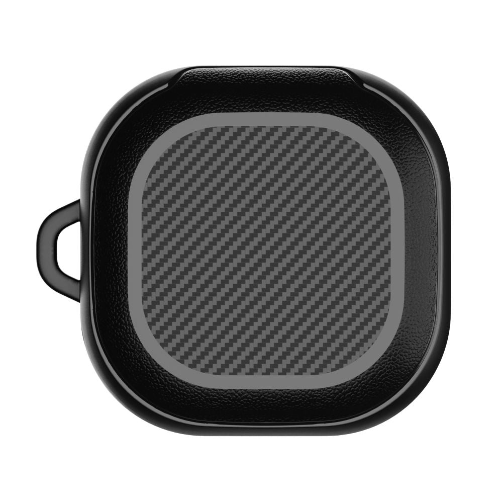 CUSTODIA TECH-PROTECT ROUGH CARBON SAMSUNG GALAXY BUDS FE / 2 PRO / 2 / LIVE / PRO NERA