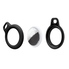 COPERTURA TECH-PROTECT ROUGH CHAIN 2-PACK APPLE AIRTAG NERA