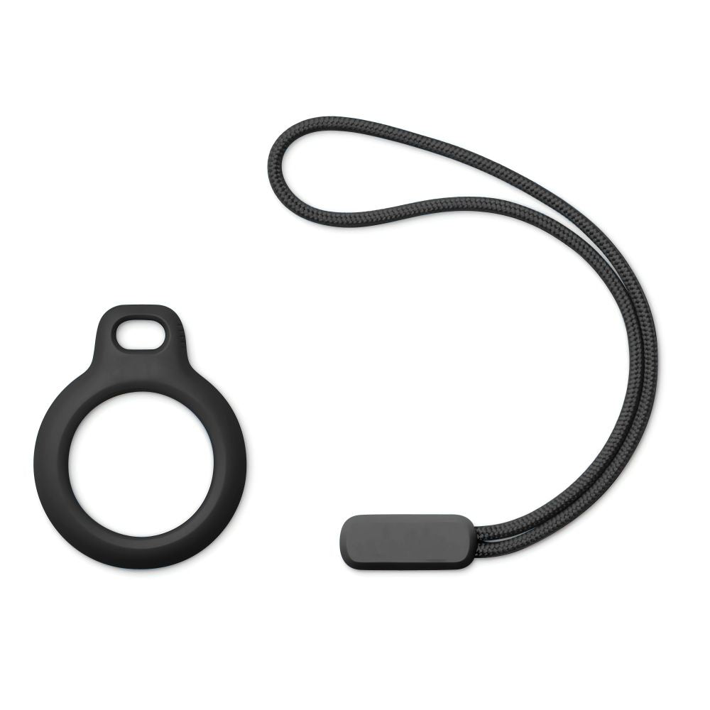 COPERTURA TECH-PROTECT ROUGH CHAIN 2-PACK APPLE AIRTAG NERA