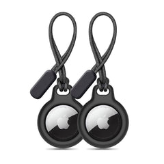 COPERTURA TECH-PROTECT ROUGH CHAIN 2-PACK APPLE AIRTAG NERA