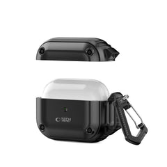 CUSTODIA TECH-PROTECT ROUGH HOOK APPLE AIRPODS PRO 1 / 2 NERA