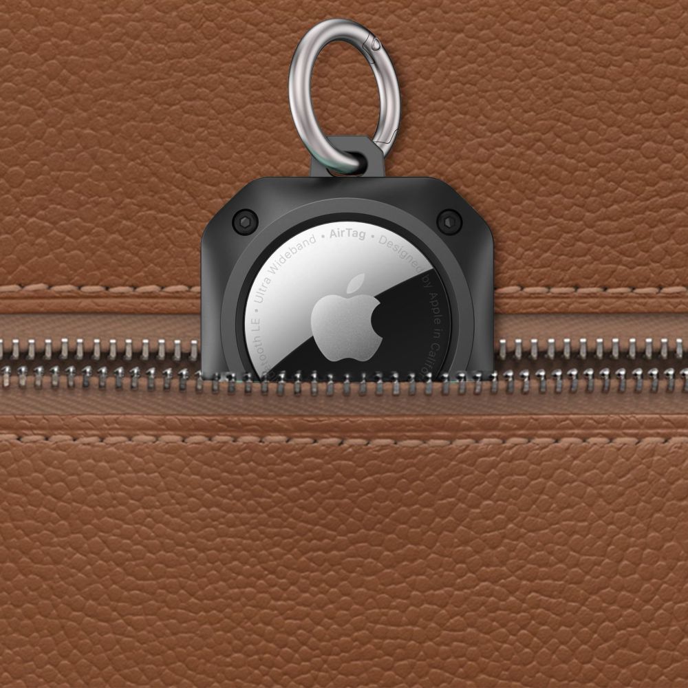CUSTODIA TECH-PROTECT ROUGH PRO APPLE AIRTAG NERA