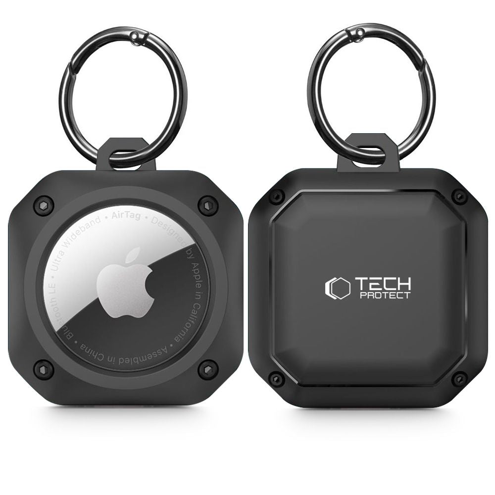 CUSTODIA TECH-PROTECT ROUGH PRO APPLE AIRTAG NERA