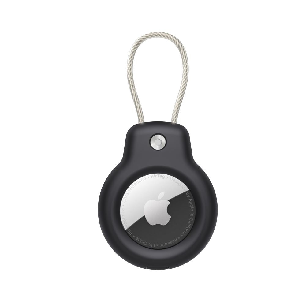 COPERTURA TECH-PROTECT ROUGH VEIN 2-PACK APPLE AIRTAG NERA
