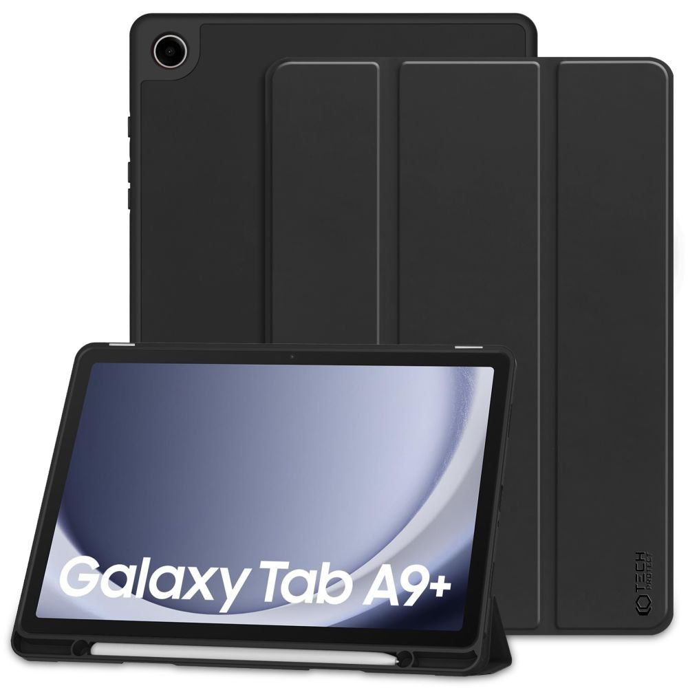 COPERTURA / INVOLUCRO PER SAMSUNG GALAXY TAB A9+ PLUS 11.0 X210 / X215 / X216 TECH-PROTECT SC PEN NERO