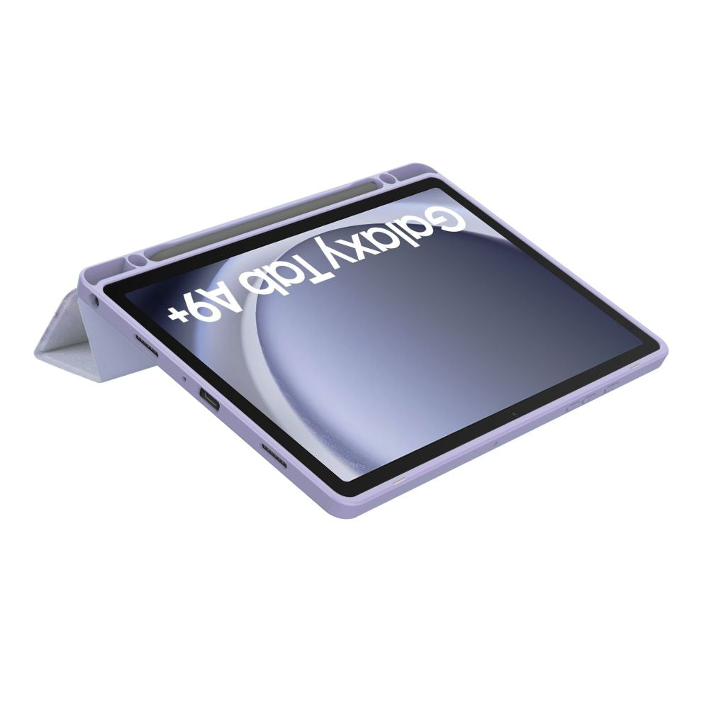 COPERTURA / INVOLUCRO PER SAMSUNG GALAXY TAB A9+ PLUS 11.0 X210 / X215 / X216 TECH-PROTECT SC PEN IBRIDO MARMO VIOLA